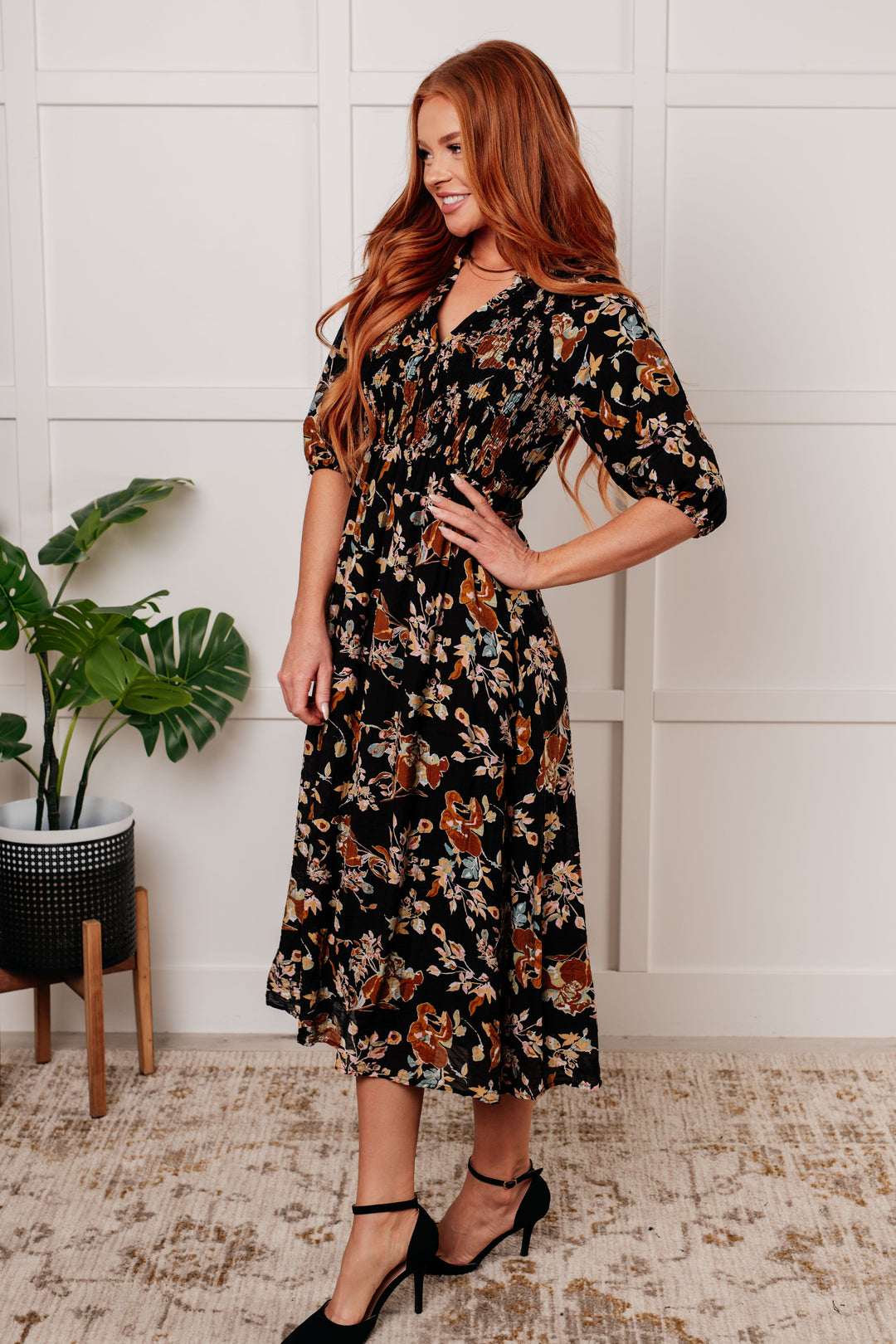 women fit and flare dress Sylvie Merino Wool Fit & Flare Dress