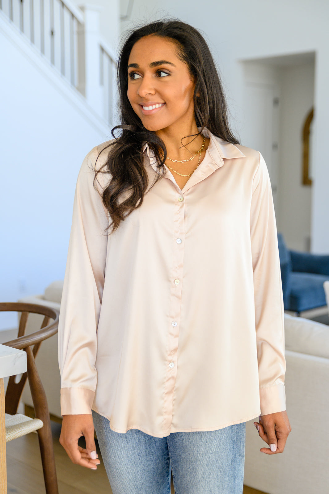 cream dress shirt womens Women's cream-colored cotton shirt with floral embroidery