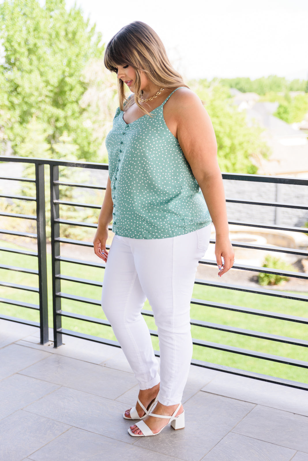 polka dot camisole
