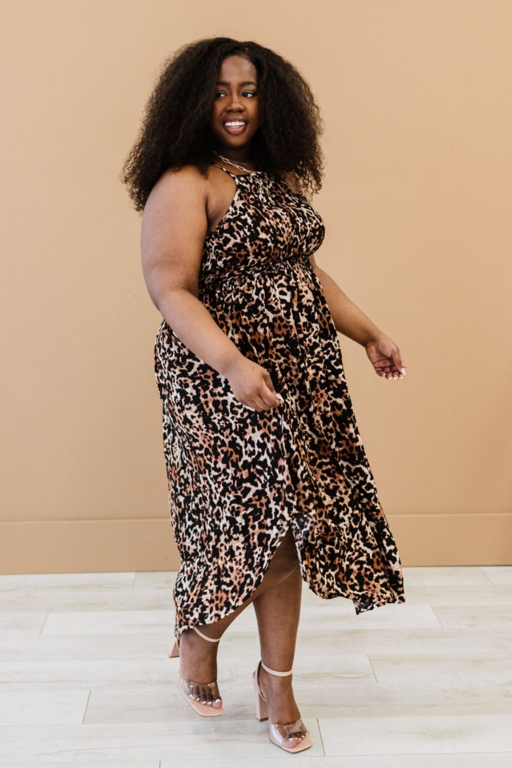 Womens Clothing Green Leopard Print Playsuit Green Leopard Wrap